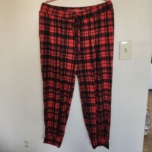 White Birch Buffalo Plaid Super Soft And Cozy Joggers